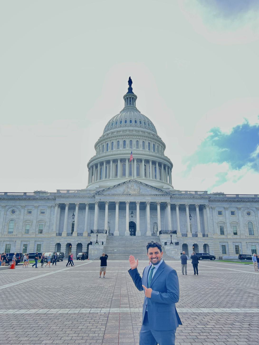 Majeed on the hill